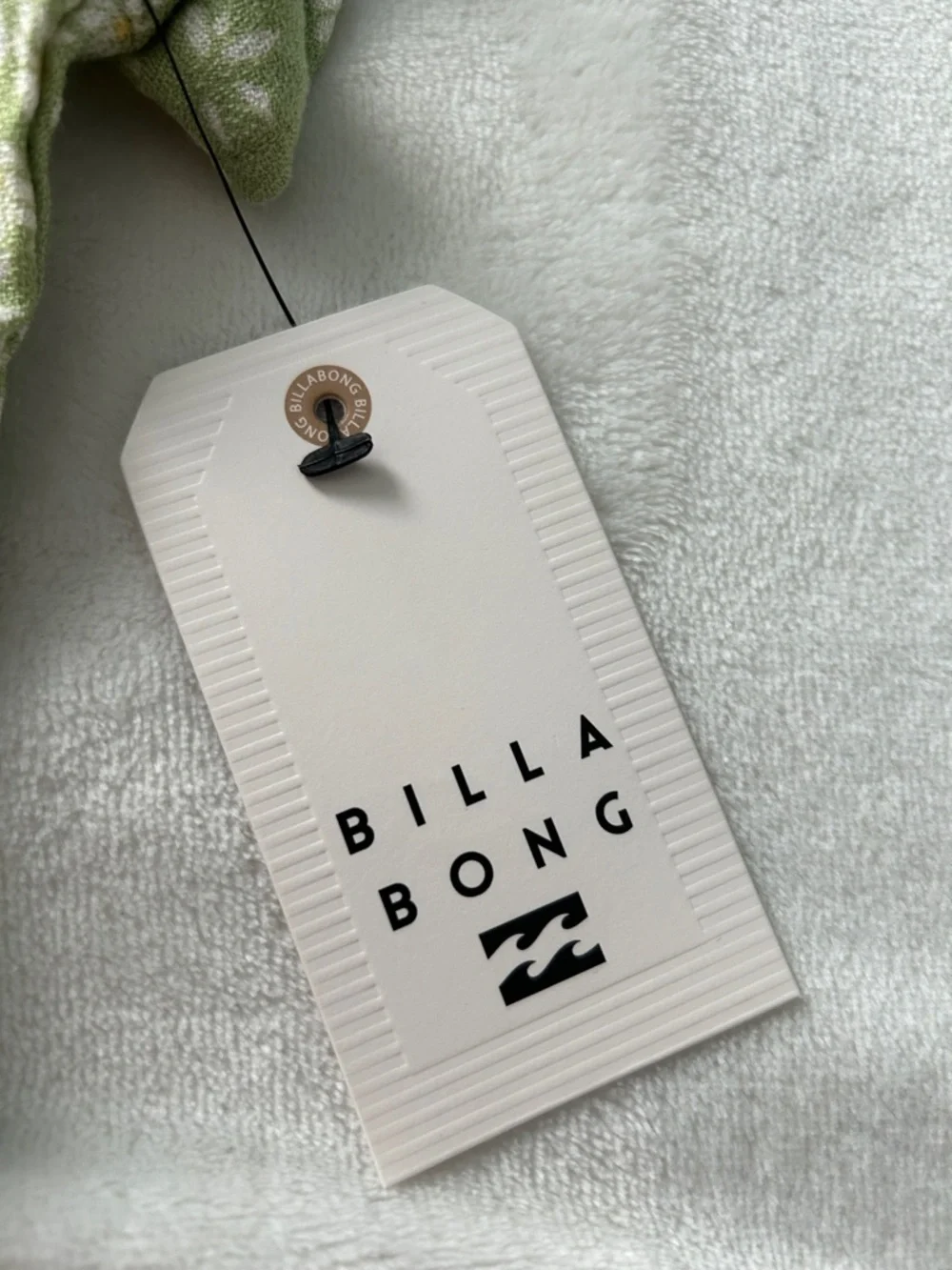 Billabong Green Floral Button-Front Midi Dress - Picture 3 of 10